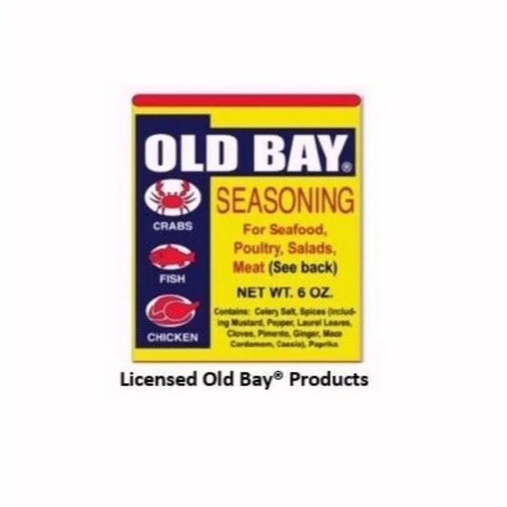 Old Bay Can Metal Key Ring Keychain NEW Fast Ship